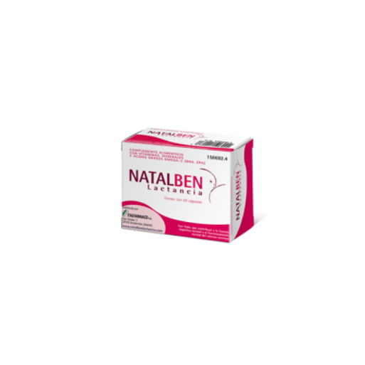 NATALBEN LACTANCIA 60 CAPSULAS Complemento vitamínico y mineral para la  lactancia